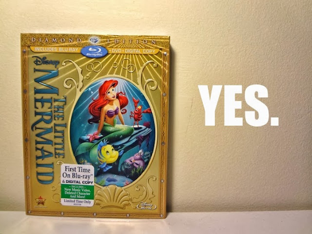 Diamond edition, The Little Mermaid, Disney, DVD, Blu Ray, 2013