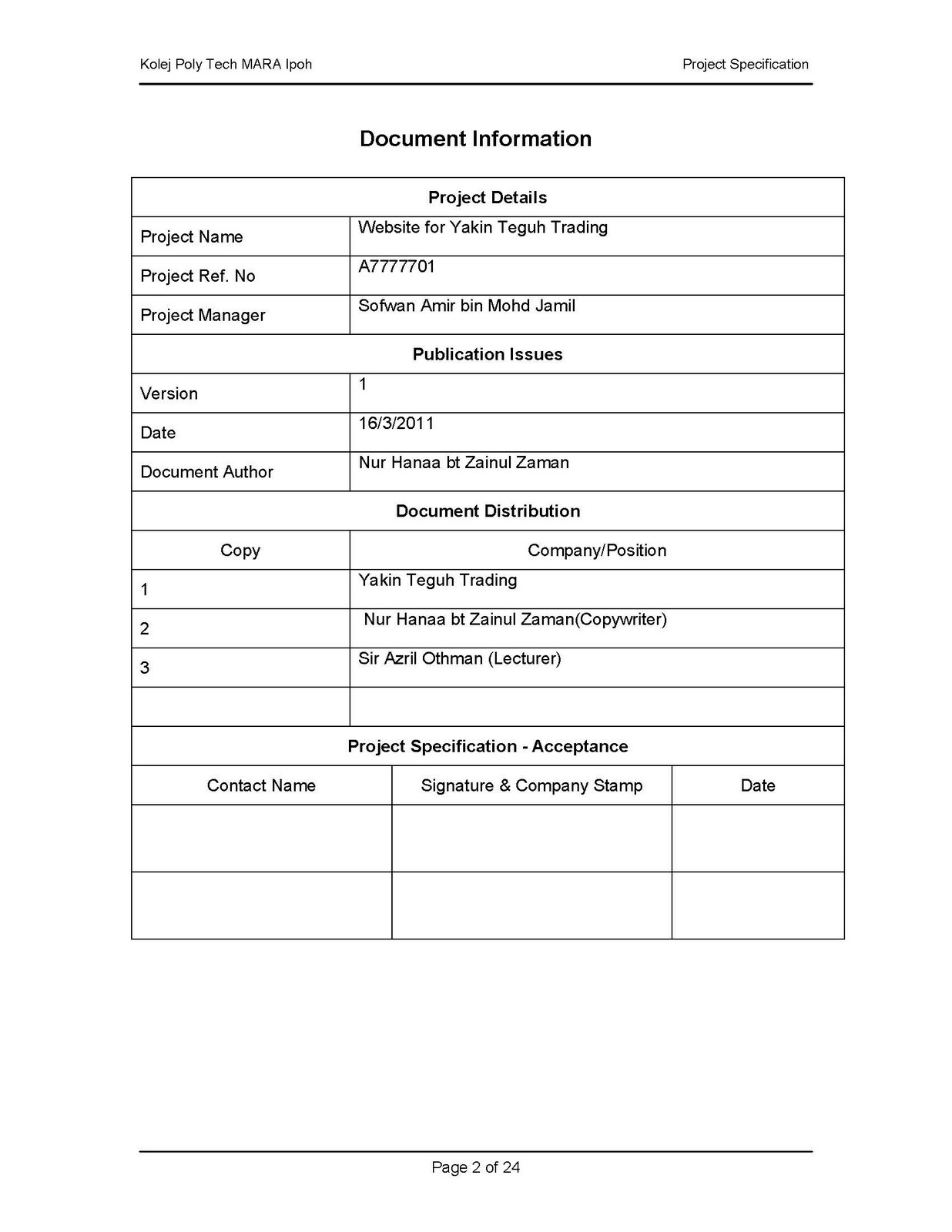 What Are Project Specific Specifications? – EJZV