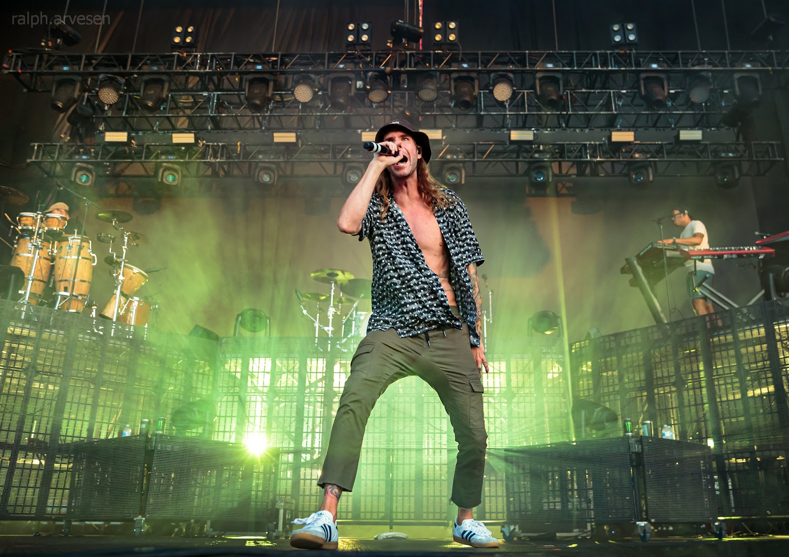 Dirty Heads performing at the Austin360 Amphitheater in Austin, Texas