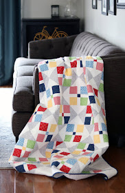 Cut Glass quilt pattern from the Fresh Fat Quarter Quilts book by Andy Knowlton of A Bright Corner