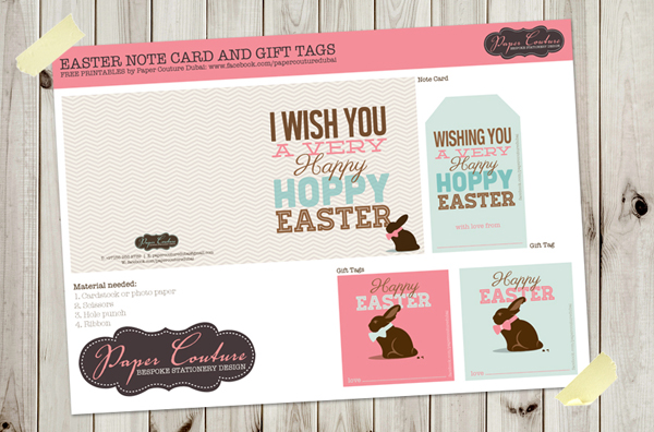 Paper Couture Stationery Free Easter Printable Paper Couture Stationery Free Easter Printable