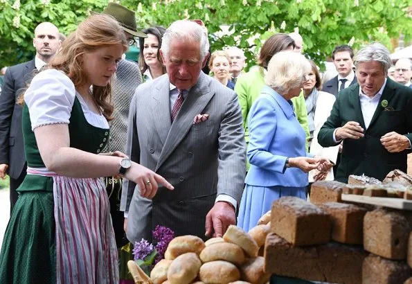 The Prince of Wales and The Duchess of Cornwall visited the Herrmannsdorfer Organic Farm