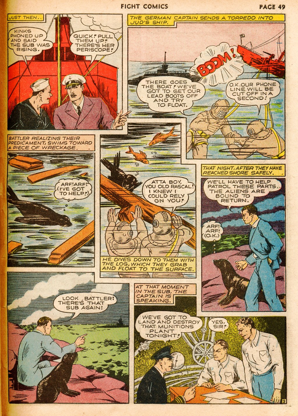 Read online Fight Comics comic -  Issue #15 - 50