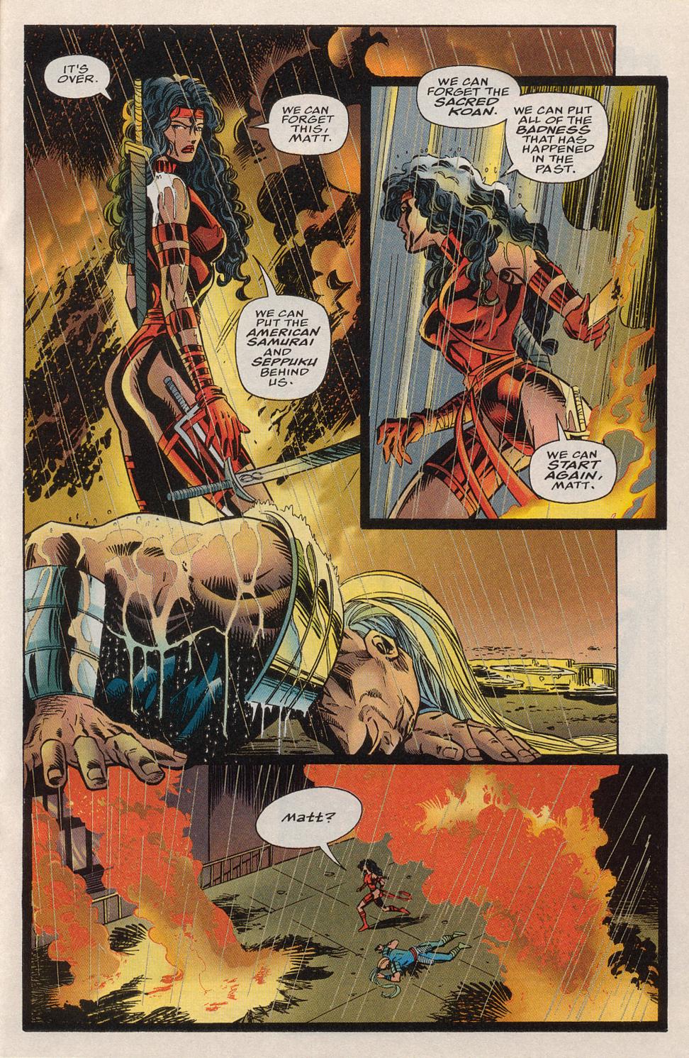 Elektra (1996) Issue #13 - Seppuku (American Samurai Part 3) #14 - English 20