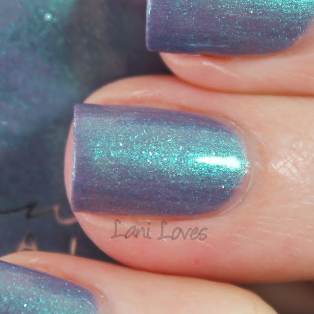 Femme Fatale Cosmetics August Presale - Up Above the World You Fly Nail Polish Swatches & Review