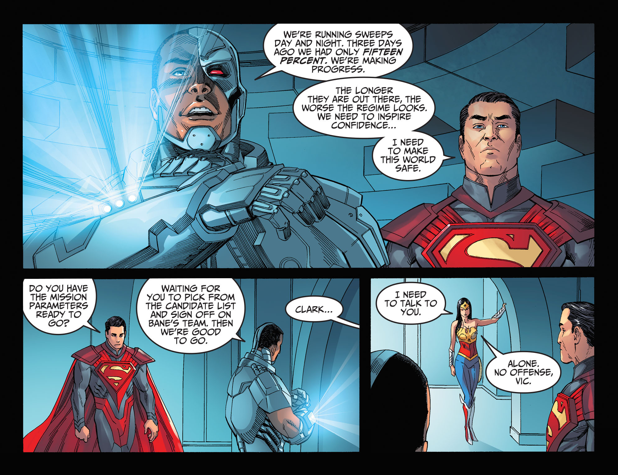 Read online Injustice: Gods Among Us: Year Five comic -  Issue #4 - 6