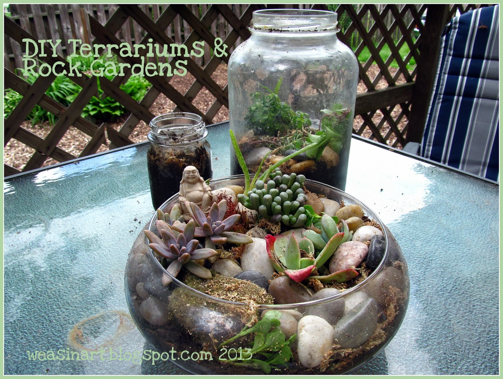weasinart Sunday Funday DIY Terrariums & Rock Gardens