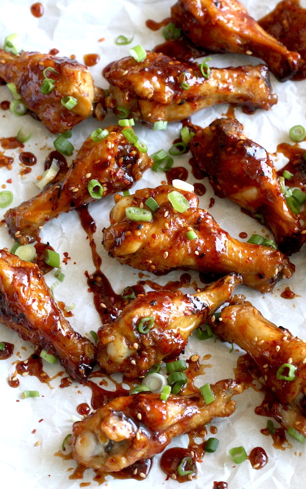Spicy Miso Glazed Chicken Wings recipe by SeasonWithSpice.com