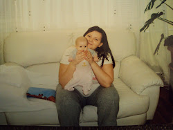 2008 szeptemberében Dorka babával:)) de kis picike volt.... :)
