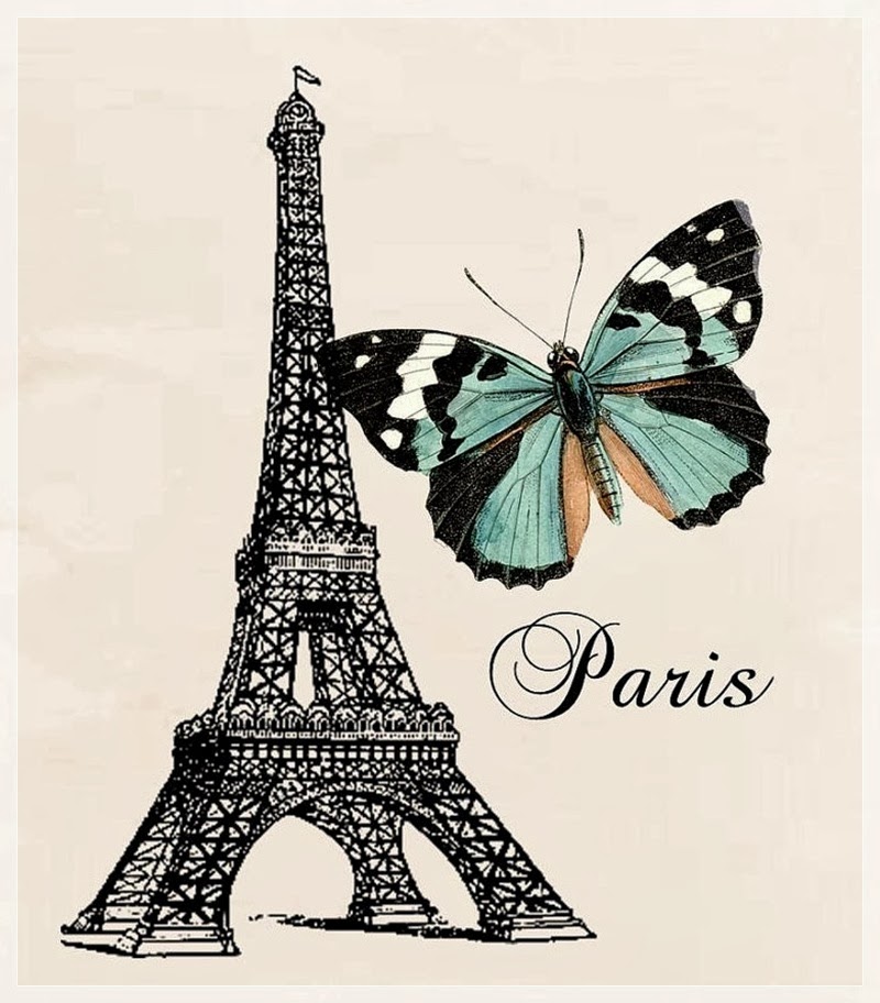 Черно белые винтажные картинки париж