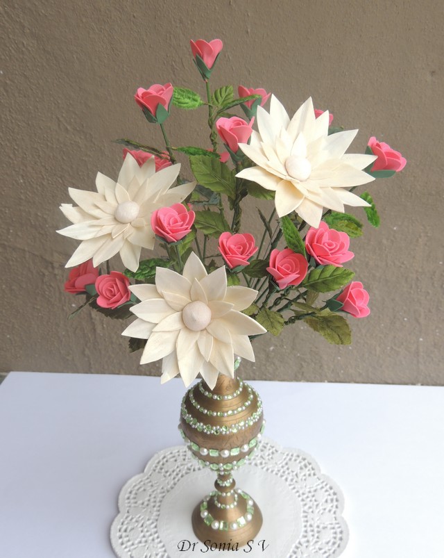 Cards ,Crafts ,Kids Projects Handmade Foam Rose Flower Tutorial