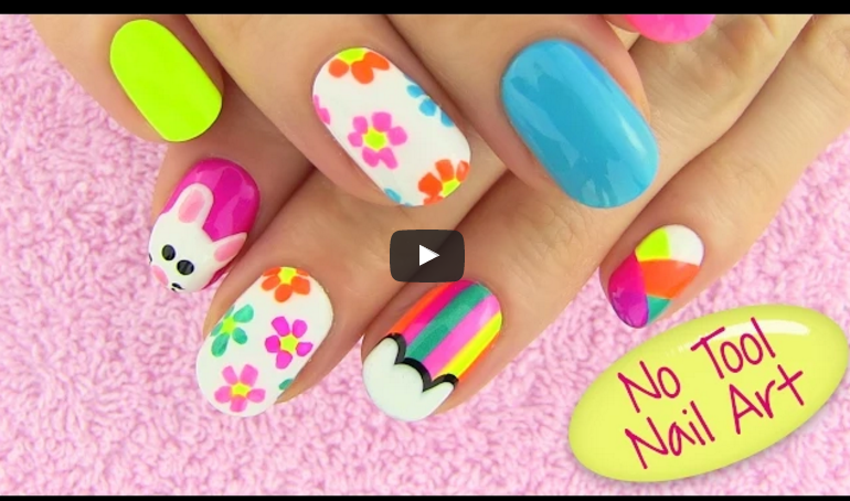 5. Cute Nail Art Without Tools - wide 6