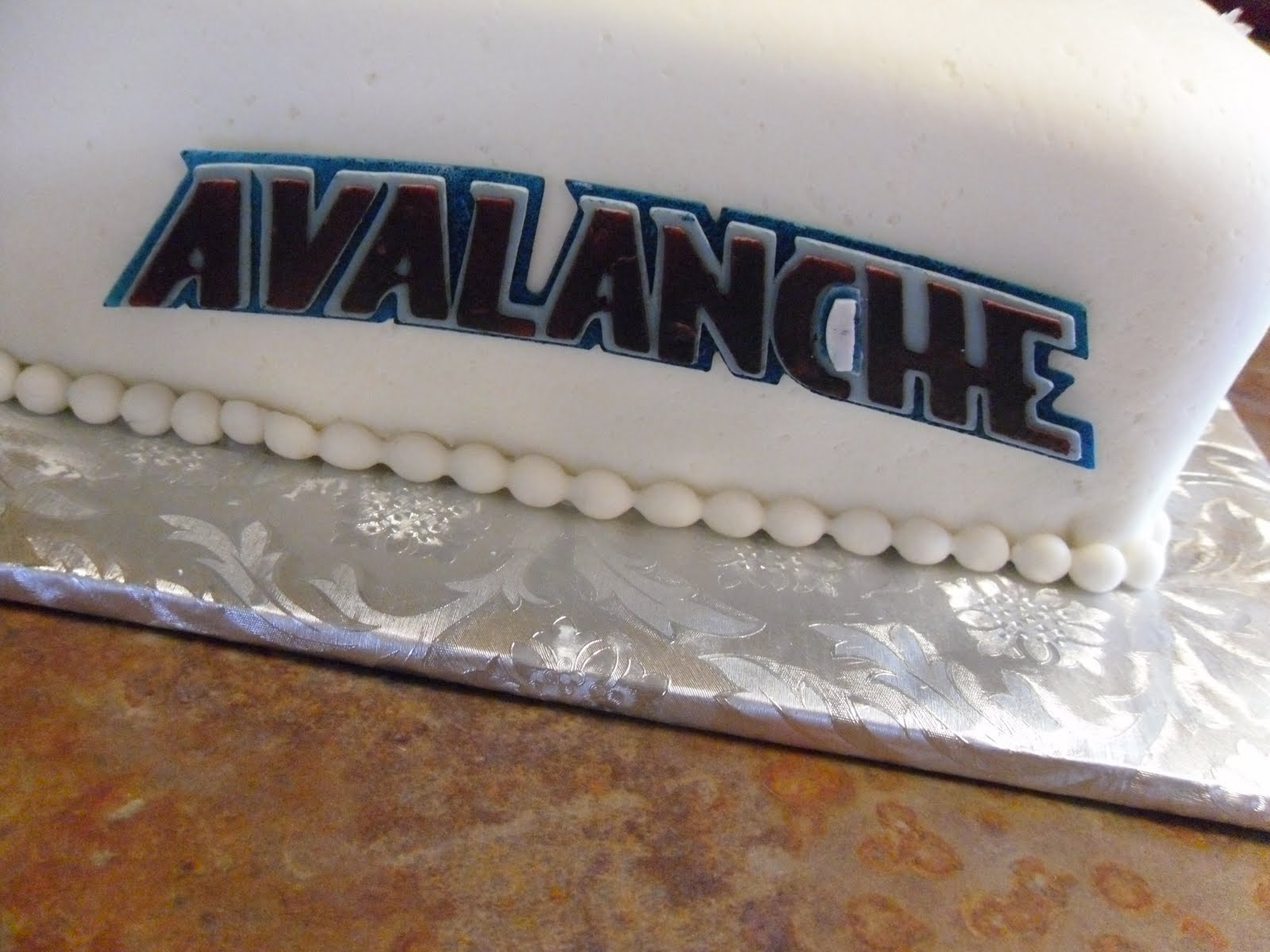 Cake Concepts by Cathy: Grooms Cake for Avalanche fan...