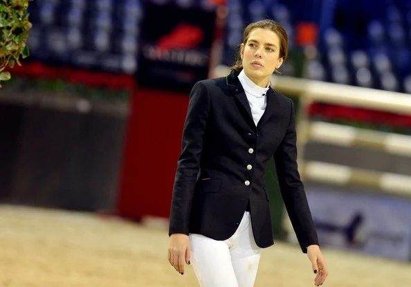 Charlotte Casiraghi participates in in the 2012 Gucci Masters equestrian competition. Charlotte Casiraghi