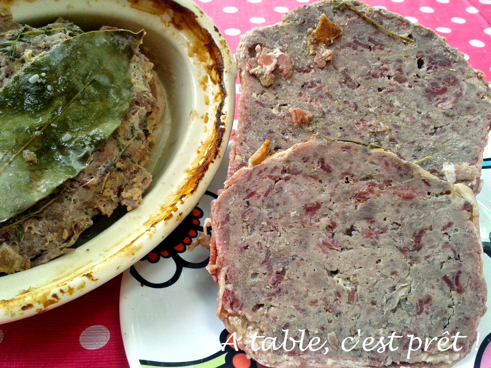 à table, c'est prêt ! Terrine de Sanglier à la Coppa