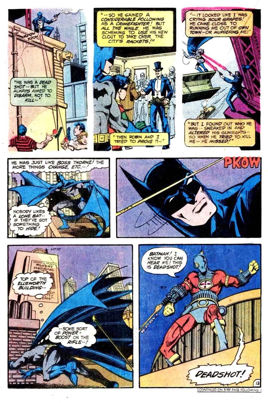 Detective Comics v1 #474 dc comic book page art by Marshall Rogers