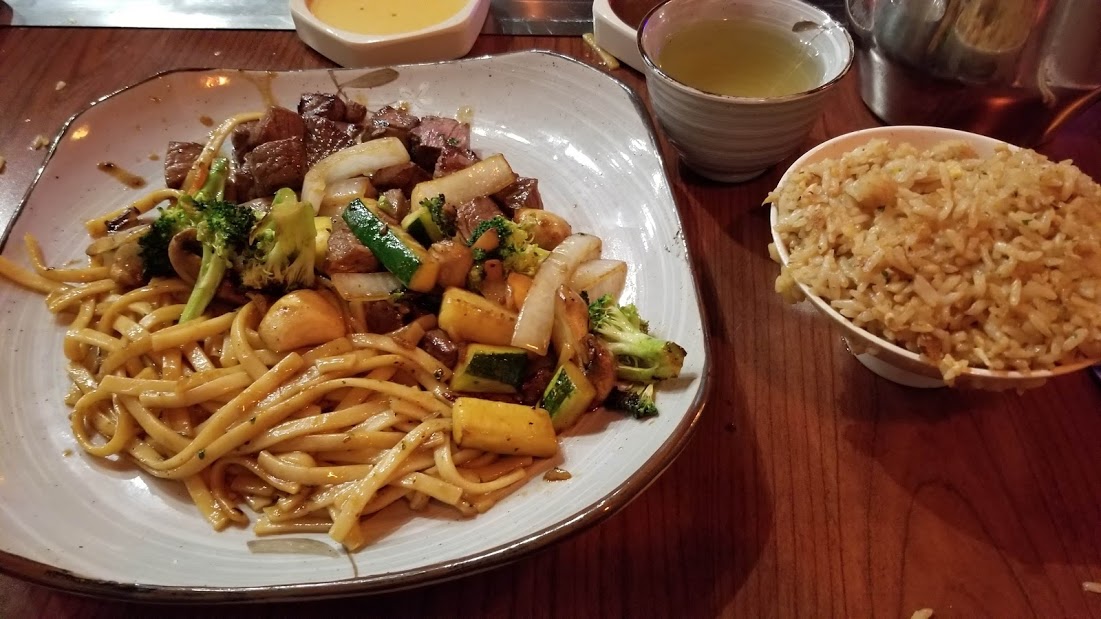 Steak hibachi meal from Osaka (Clawson, MI)
