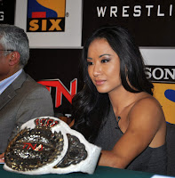 Gail Kim Press Conference for Sony Six & TNA Wrestling game