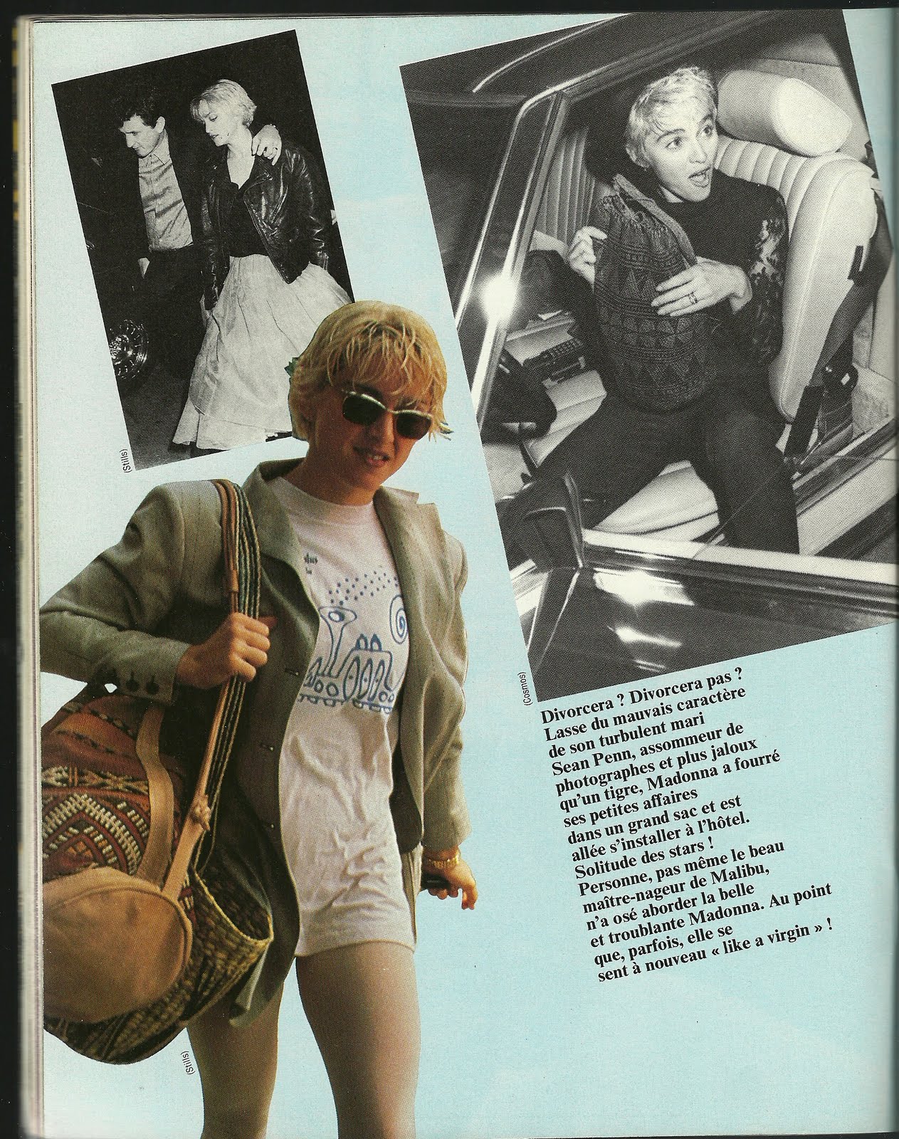 Pud Whacker S Madonna Scrapbook Rock And Folk Magazine 1987 Viva Madonna