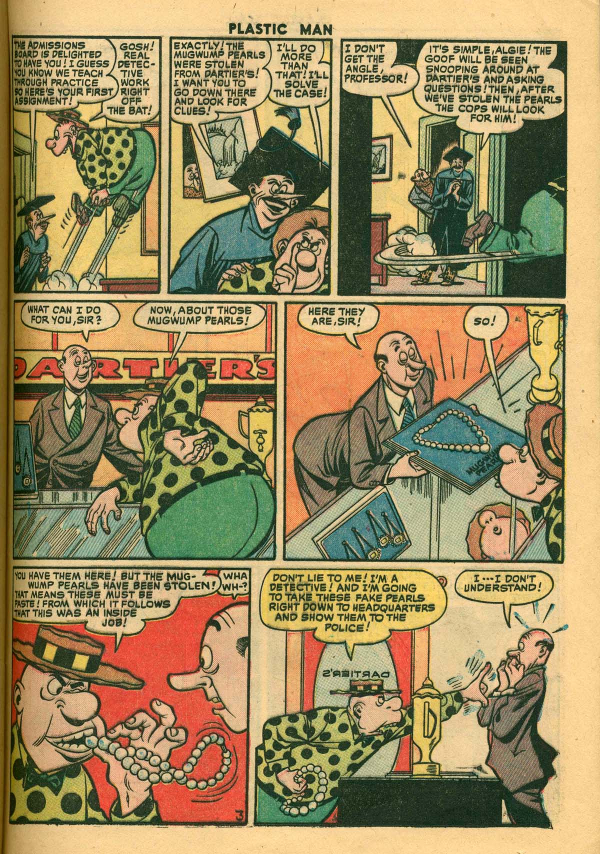 Read online Plastic Man (1943) comic -  Issue #27 - 37