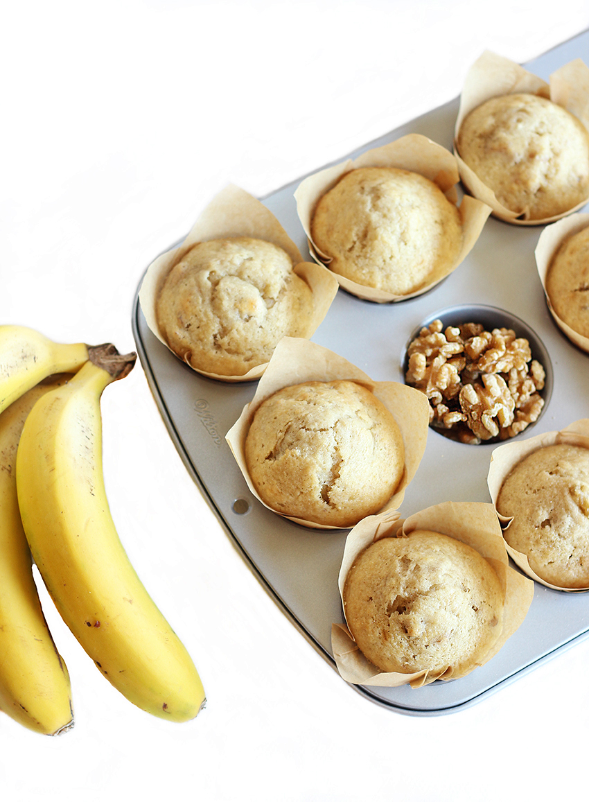 Jarita's Cookies Muffins de Plátano y Nueces