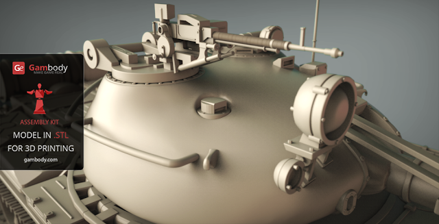 Assembly T-62 tank World of Tanks 3D model