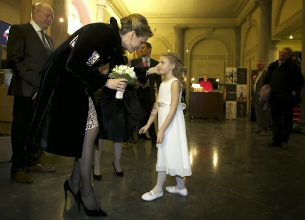 Queen Mathilde attended a performance of 