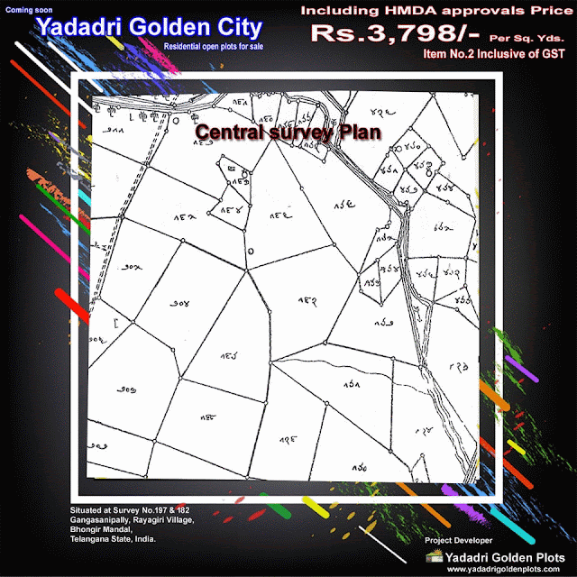 Yadadri Golden Plots Residential open plots layout Plan