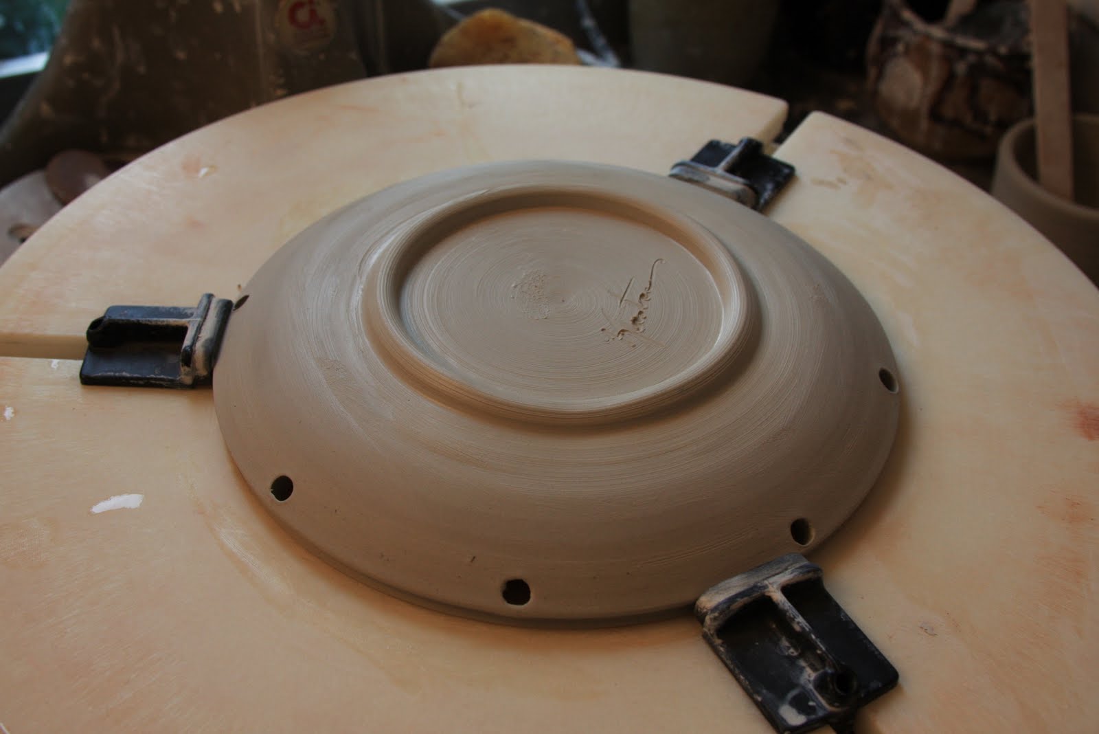 Kristina's Handmade Ceramics & Jewelry Making Ceramic Pottery Trimming