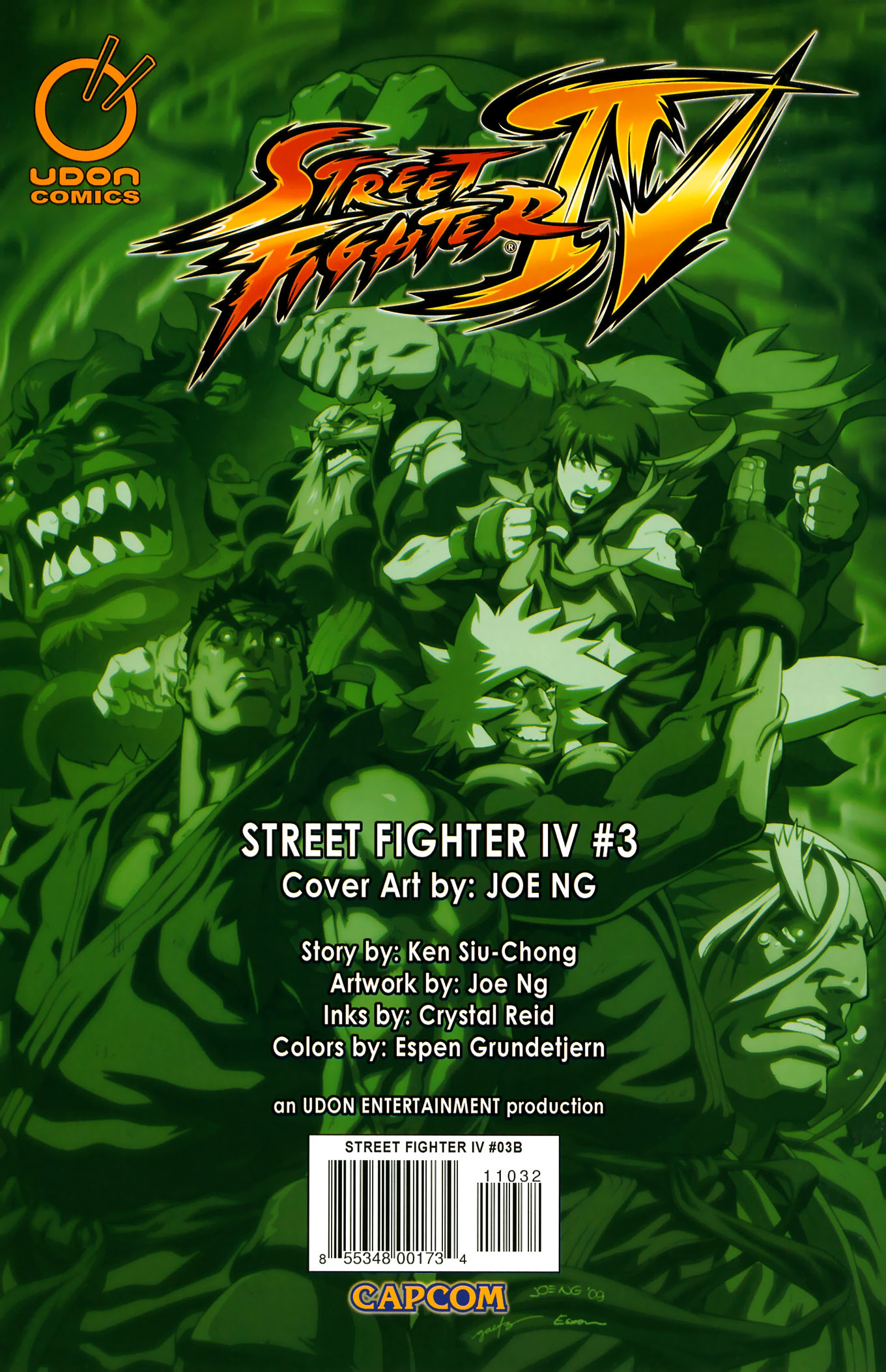 Read online Street Fighter IV comic -  Issue #3 - 36