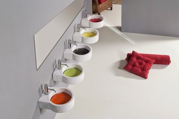 Colorful Lavabo Washbasin By Fabrizio Batoni