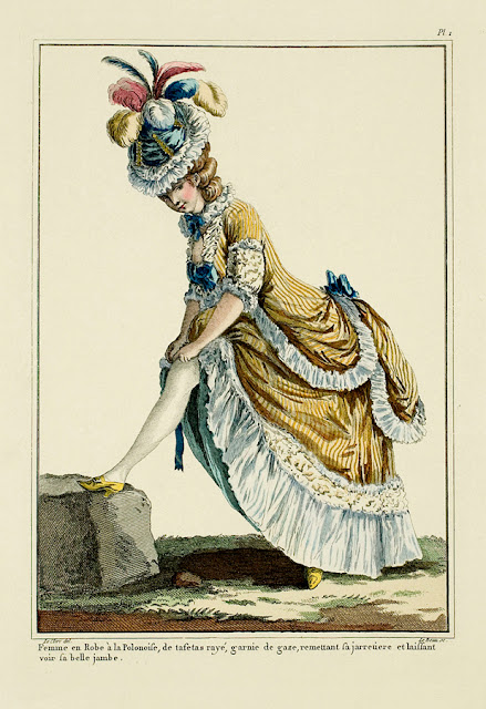 EKDuncan - My Fanciful Muse: Late 18th Century French Fashions - Stockings