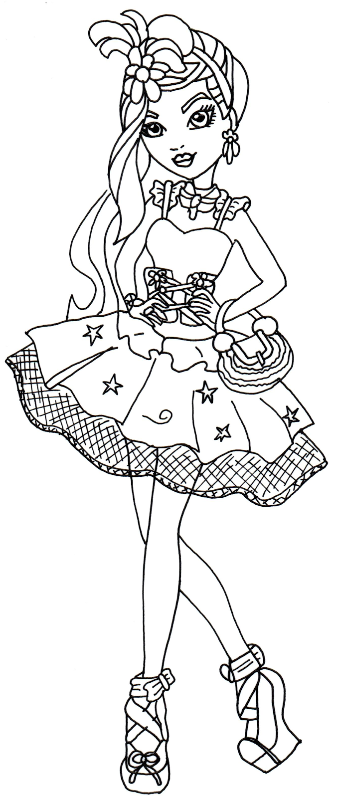 Free Printable High Coloring Pages October 2015 Page Duchess Swan