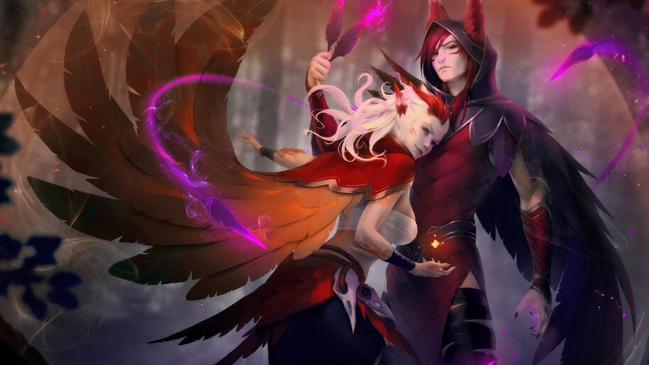 Xayan, Rakan, LoL, 4K, #7.2341