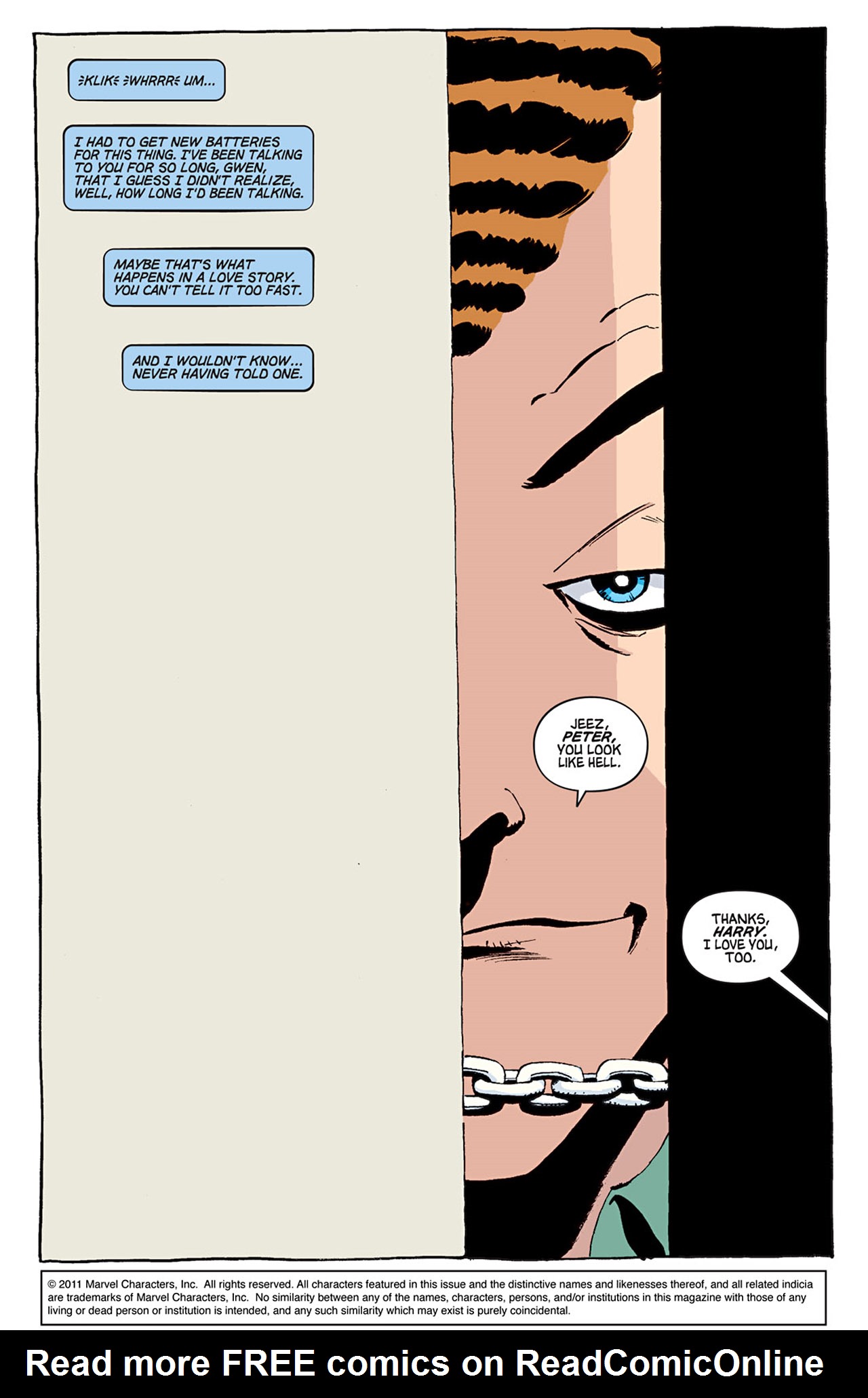 Read online Spider-Man: Blue comic -  Issue #5 - 2