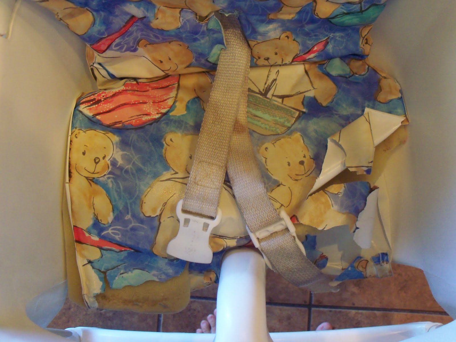 cluttered musings of a mom Tutorial Making a High Chair Pad