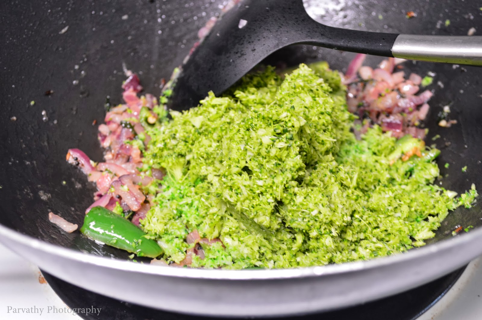 Paru's Kitchen Broccoli Rice Recipe Easy Onepot Meal Simple Lunch