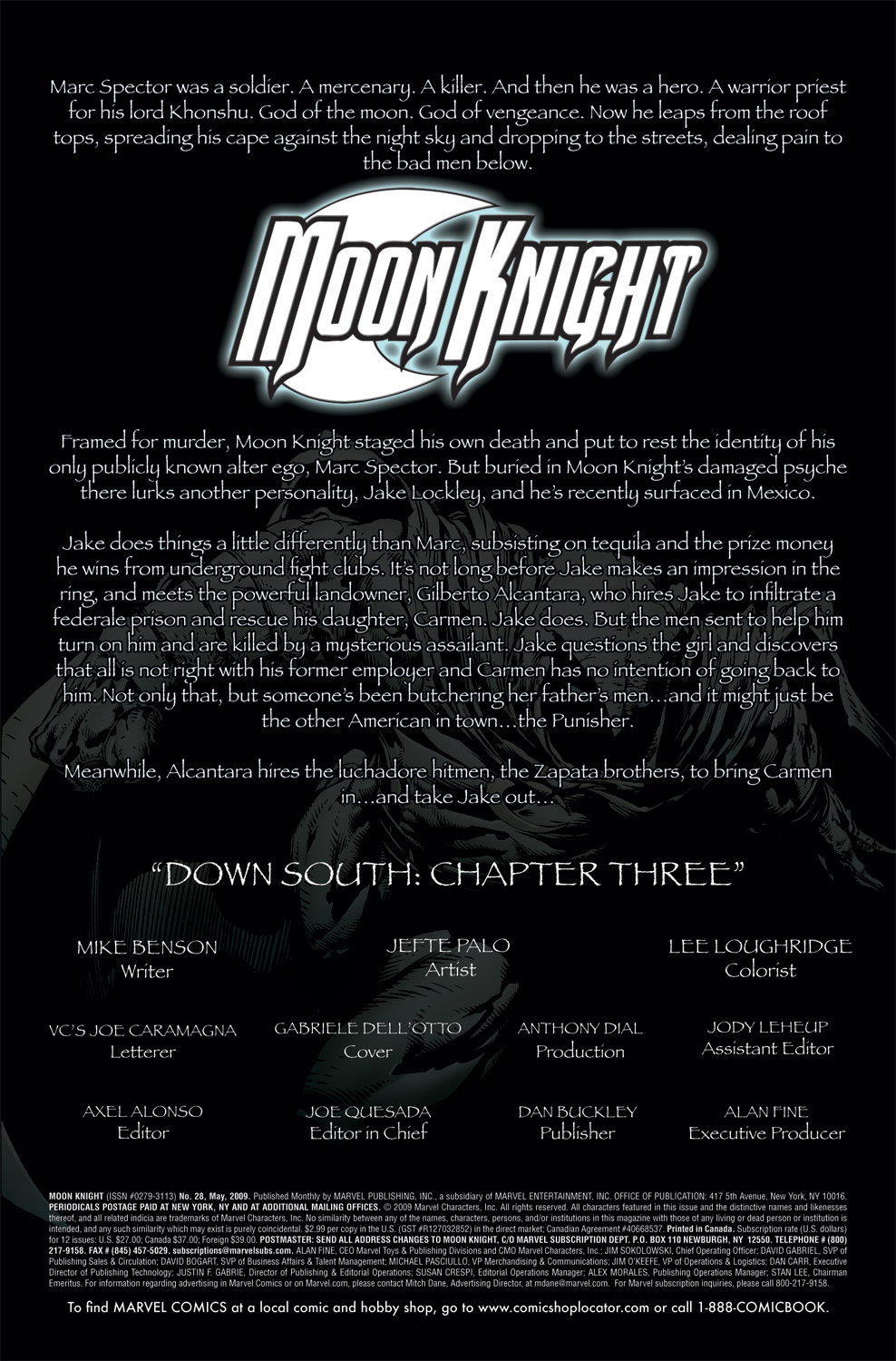 Read online Moon Knight (2006) comic -  Issue #28 - 2