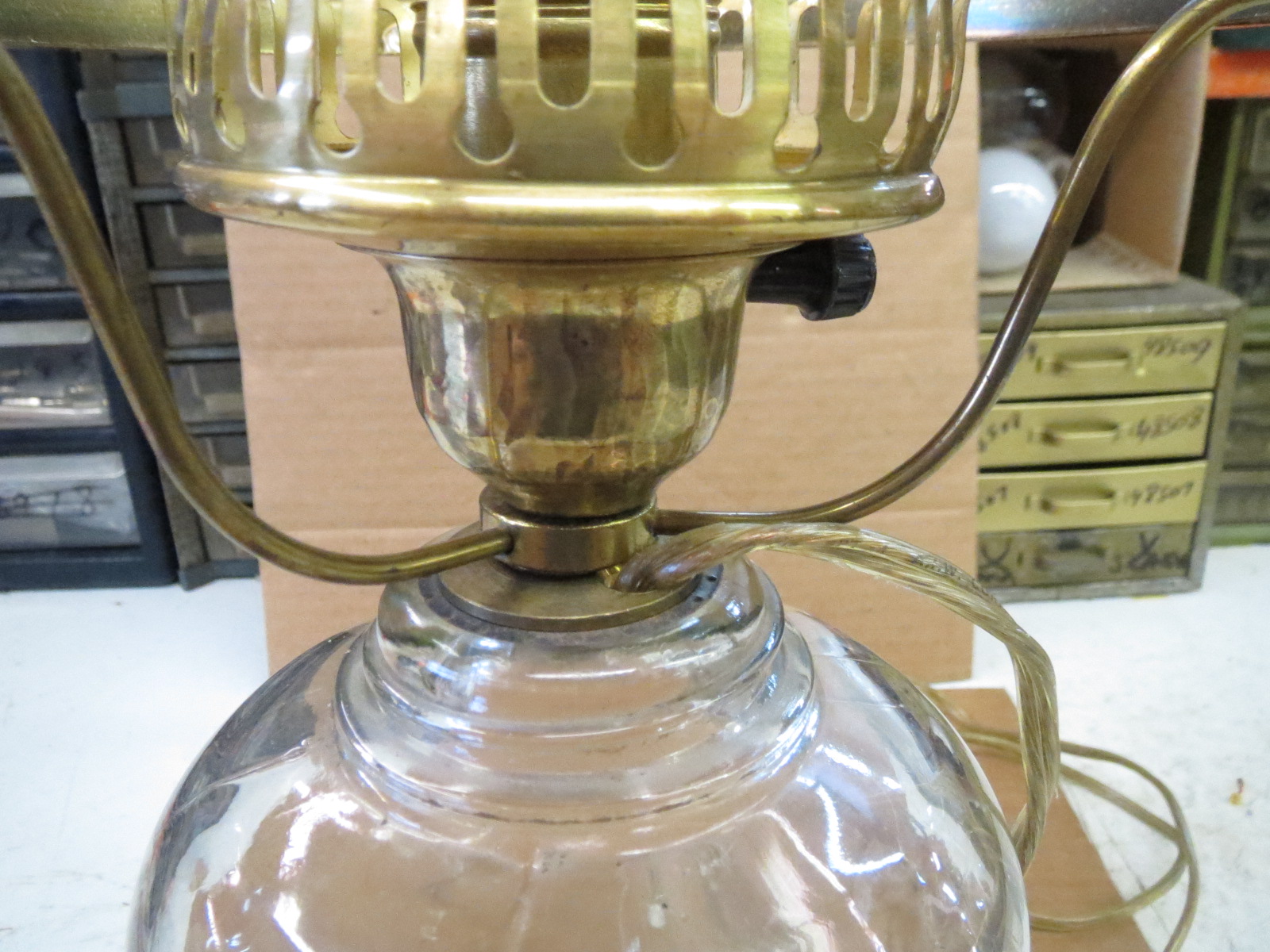 Lamp Parts and Repair | Lamp Doctor: Electrified Oil Lamp Repair