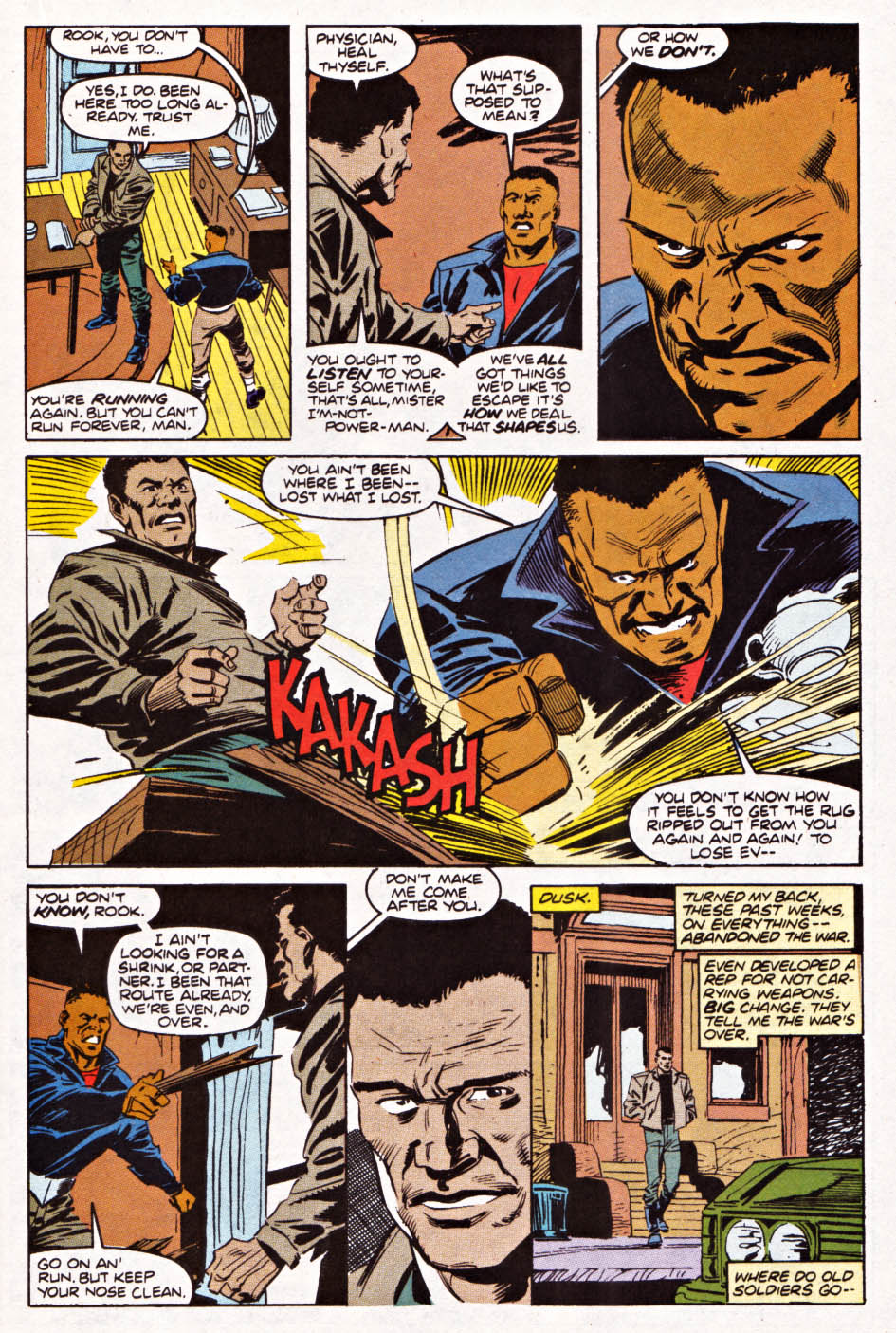Read online The Punisher (1987) comic -  Issue #62 - Fade... to white - 10