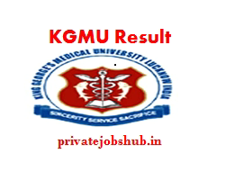 KGMU Result KGMU Result