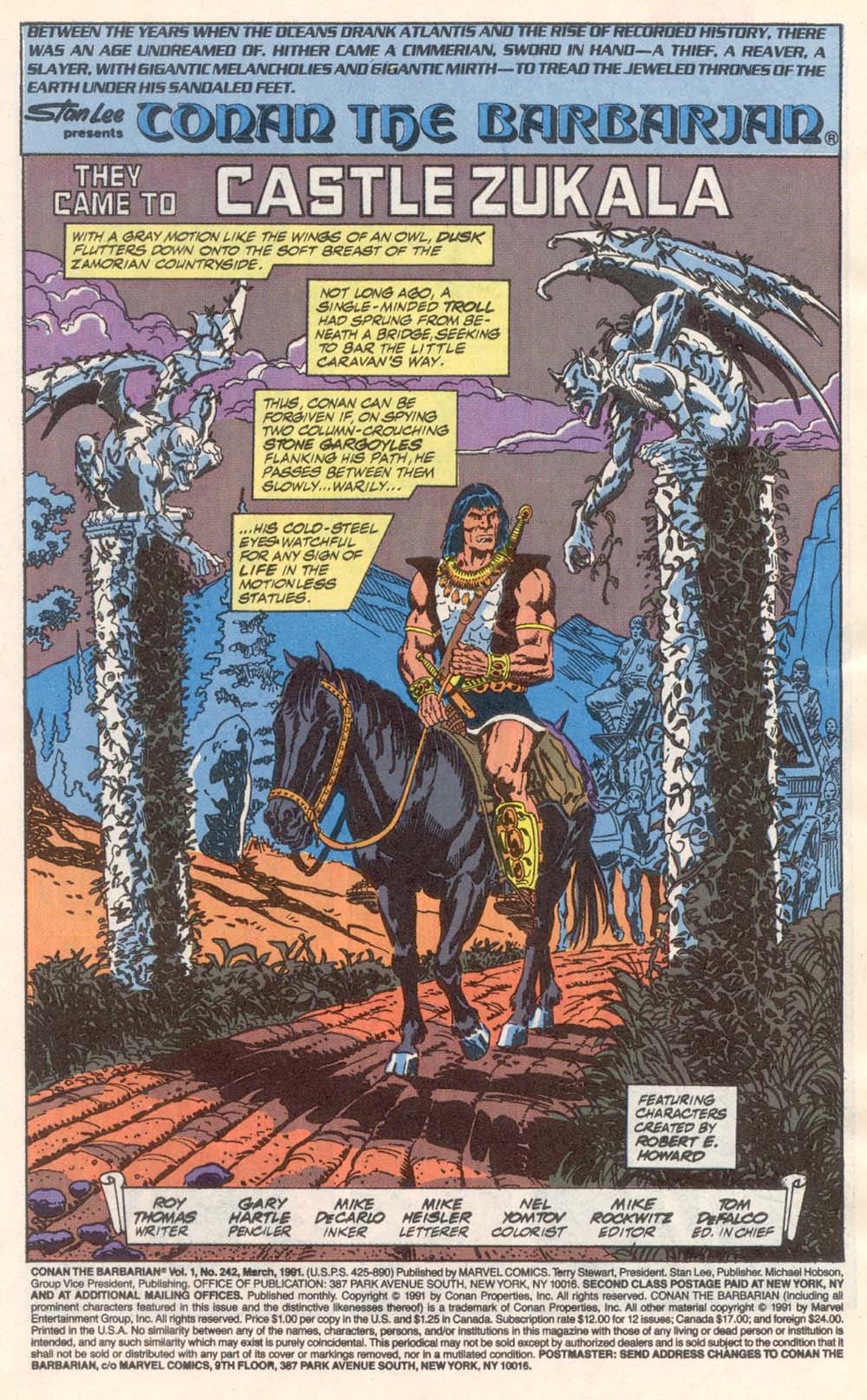 Read online Conan the Barbarian (1970) comic -  Issue #242 - 2