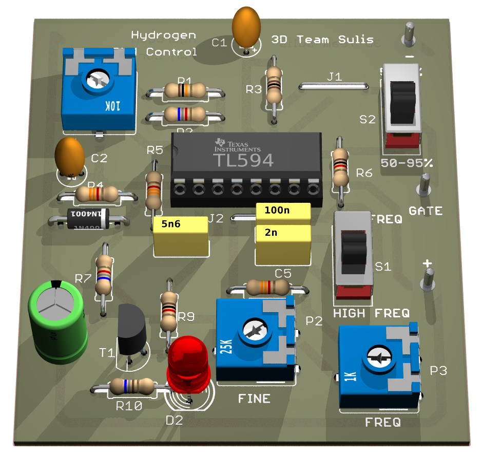 Eagle3D Team-vag704: TL594 γεννήτρια PWM