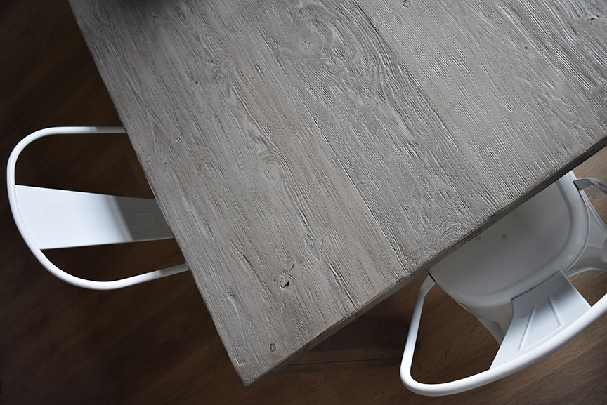 Grey Reclaimed Wood Table Vancouver Reclaimed