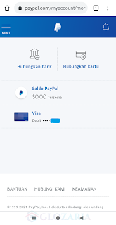 erifikasi Paypal Dengan e-card Jenius BTPN