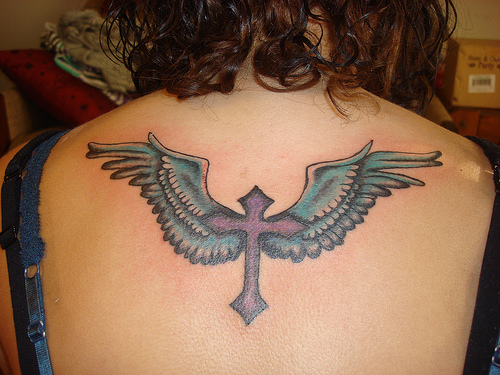 TATTOOS DESIGNS: 6 Lower Back Cross Tattoos For Women Inspiration