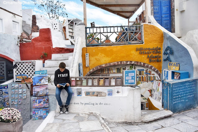 Atlantis books, la libreria di  Santorini