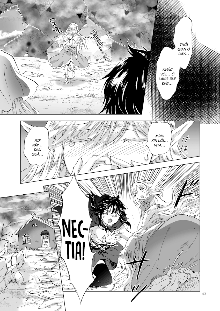 HentaiVN.net - Ảnh 44 - Tuyển tập Yuri Oneshot - Chap 126: Seinaru Chichi no Elf Hime