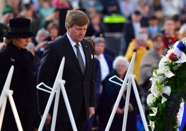 King Willem-Alexander and Queen Máxima attended 2018 Remembrance Day ceremony at Dam Square in Amsterdam