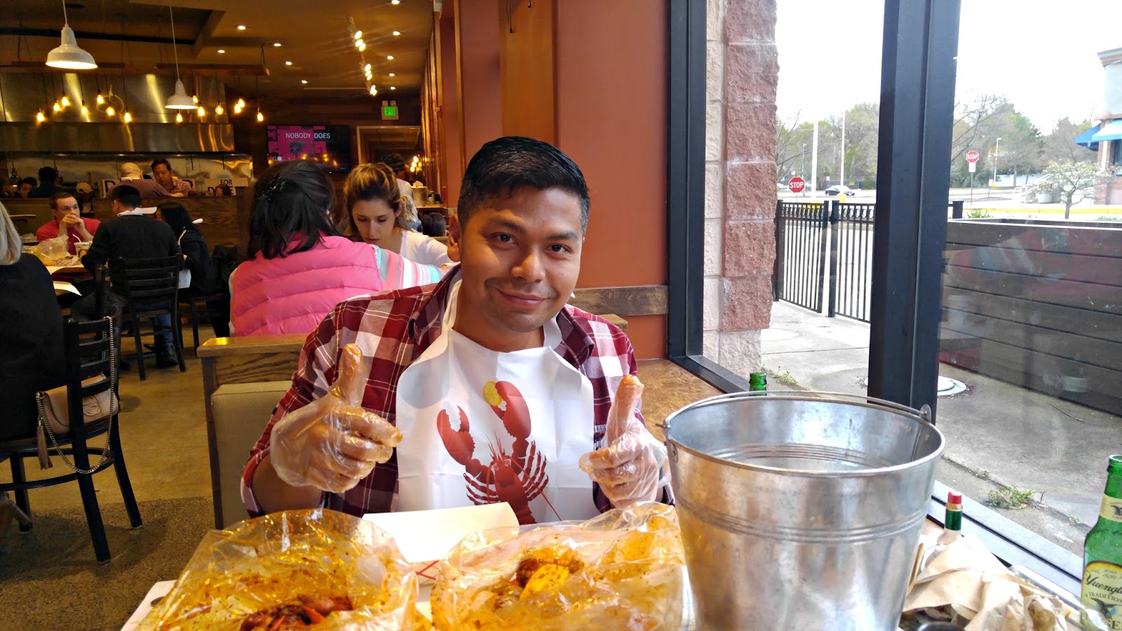 MamiEggroll Loui Loui Seafood Boil in the suburbs of Boston